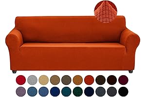 Orange Sofa Cover: Elevate Your Living Room with Style and Comfort