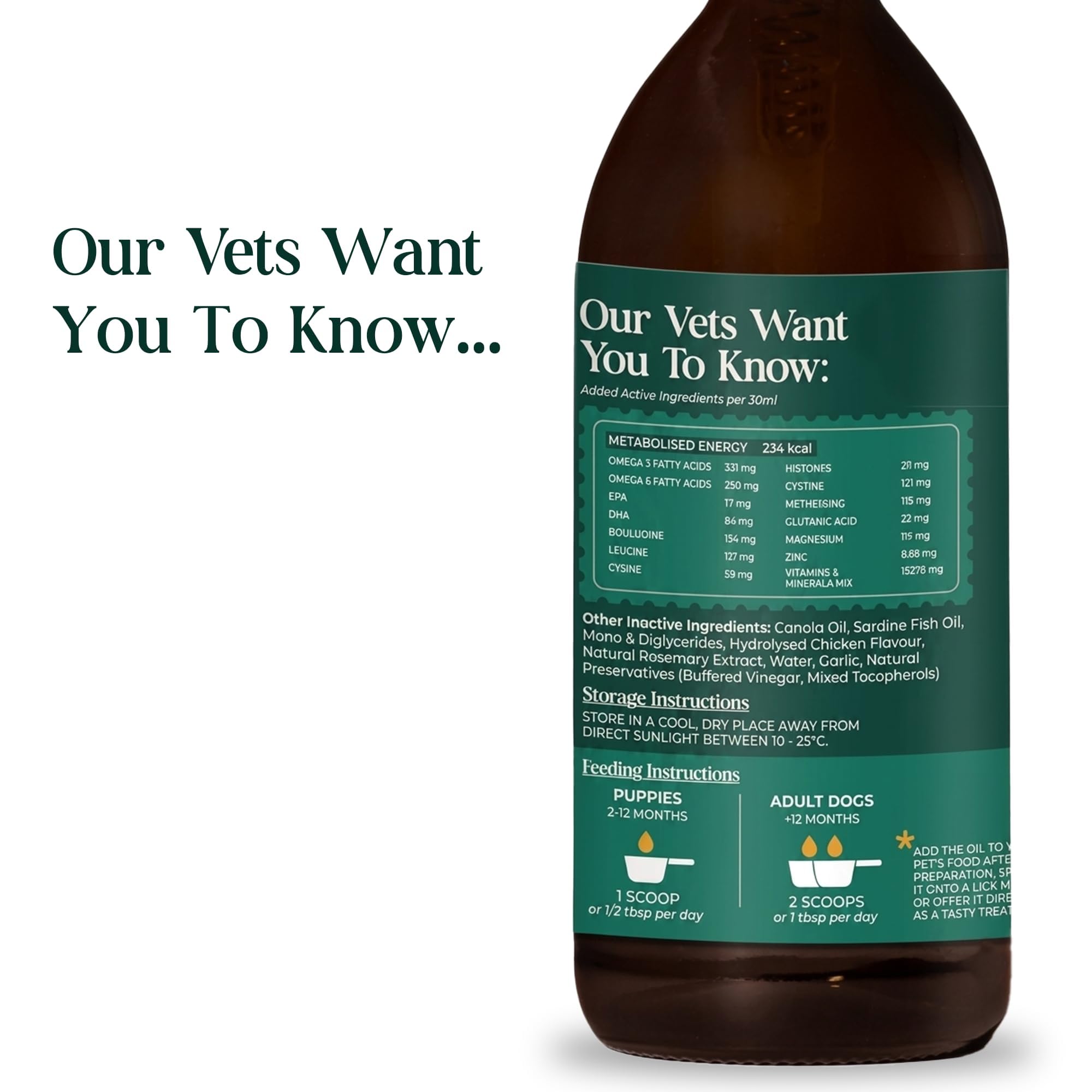 The Better Pet's Daily Omega Fish Oil for Dogs 300ml | Real Sardine Oil | Packed with Omega 3, 6 & 9 | for Shiny Coats, Healthy Skin, Reduced Shedding & Healthy Joints — Amazon image 8