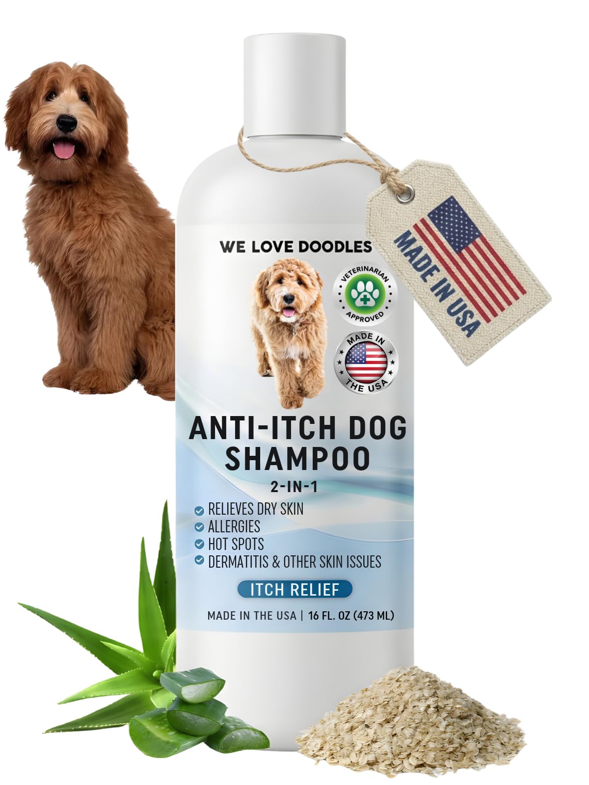 Anti Itch Dog Shampoo & Conditioner for Sensitive Skin