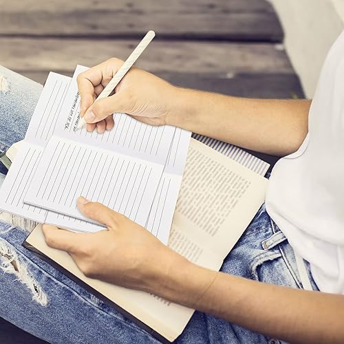 Miniatura 7 de Chinco Paquete de 48 cuadernos inspiradores de papel kraft para regalo, cuadernos motivacionales, pequeños bolsillos inspiradores, divertidos para