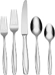 Oneida H222045AL20 Camlynn Mirror 45 Piece Everyday Flatware Set, Service for 8