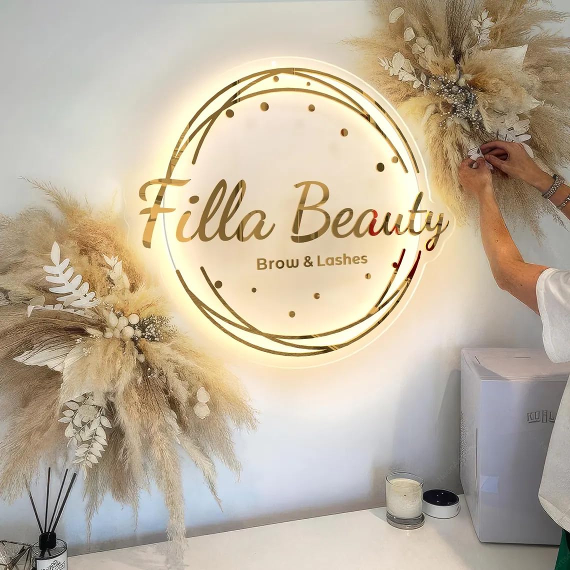 Raipile Custom Backlit Acrylic Logo Sign