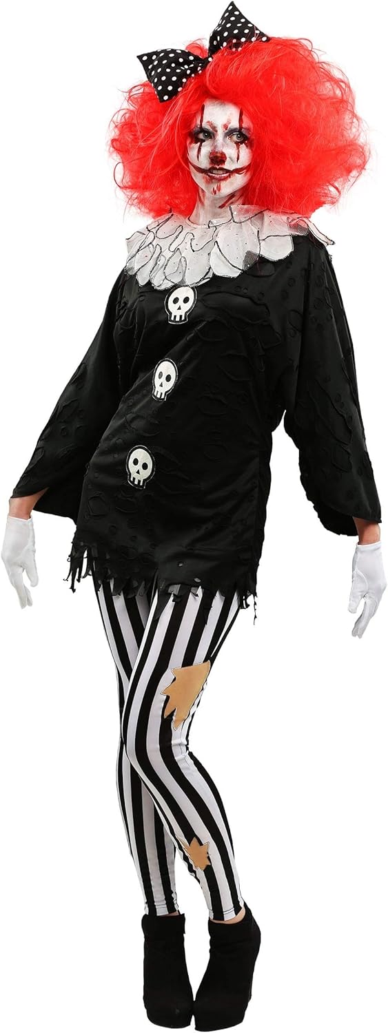 Fun Costumes Frightful Clown Costume for Women