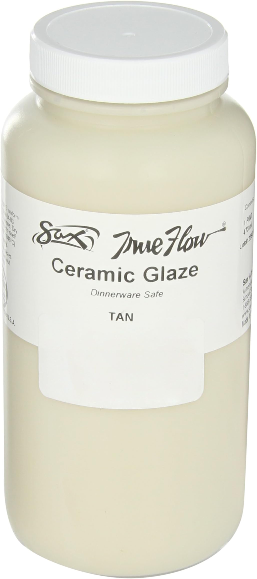 True Flow Gloss Glaze, Tan, 1 Pint,1430123