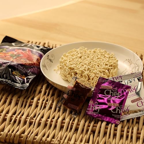 Miniatura 5 de Mamee Chef Cremoso Tom Yam Flavour Ramen Fideos 4 Pack 4x80g