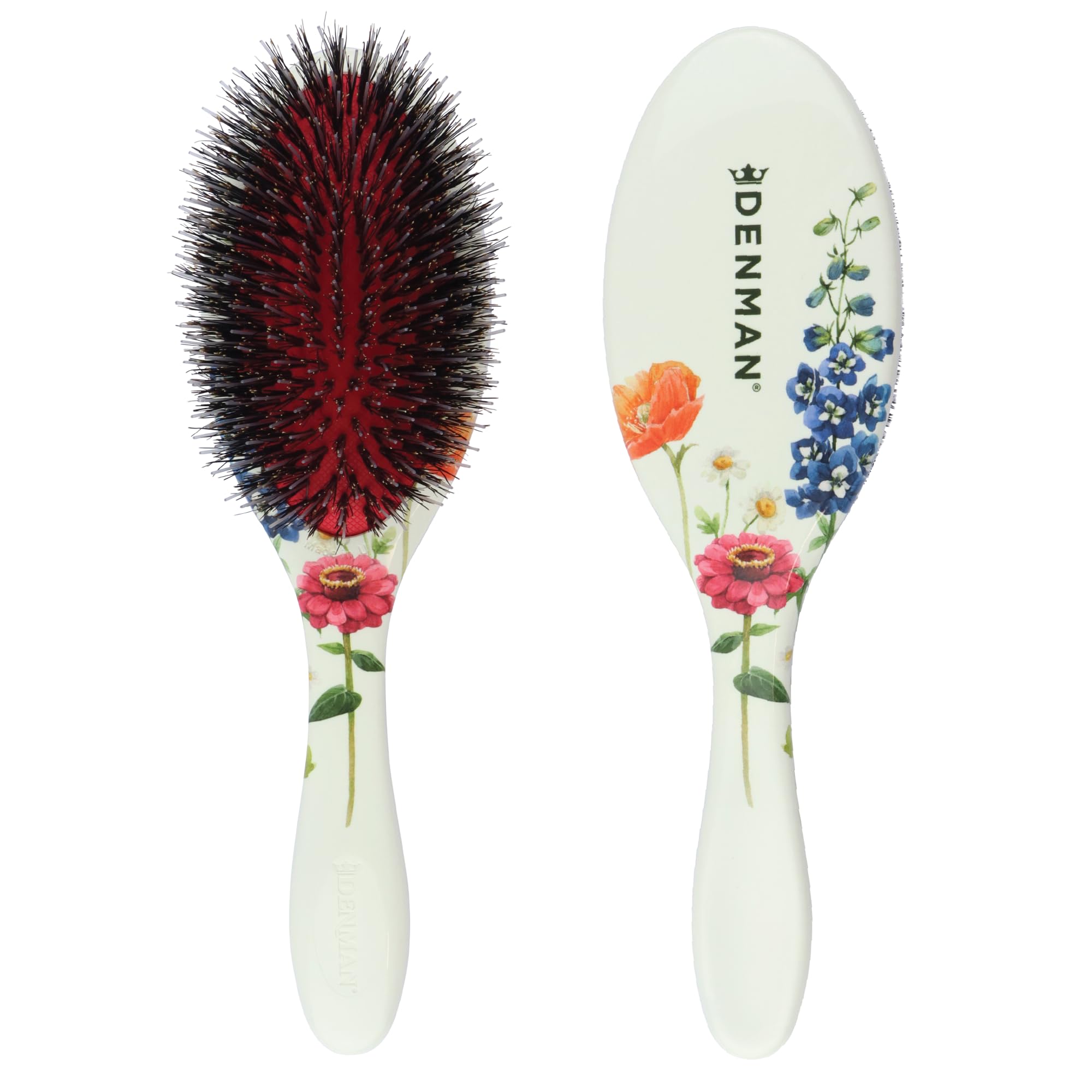 Denman Medium Style & Shine Brush Floral Fantasies