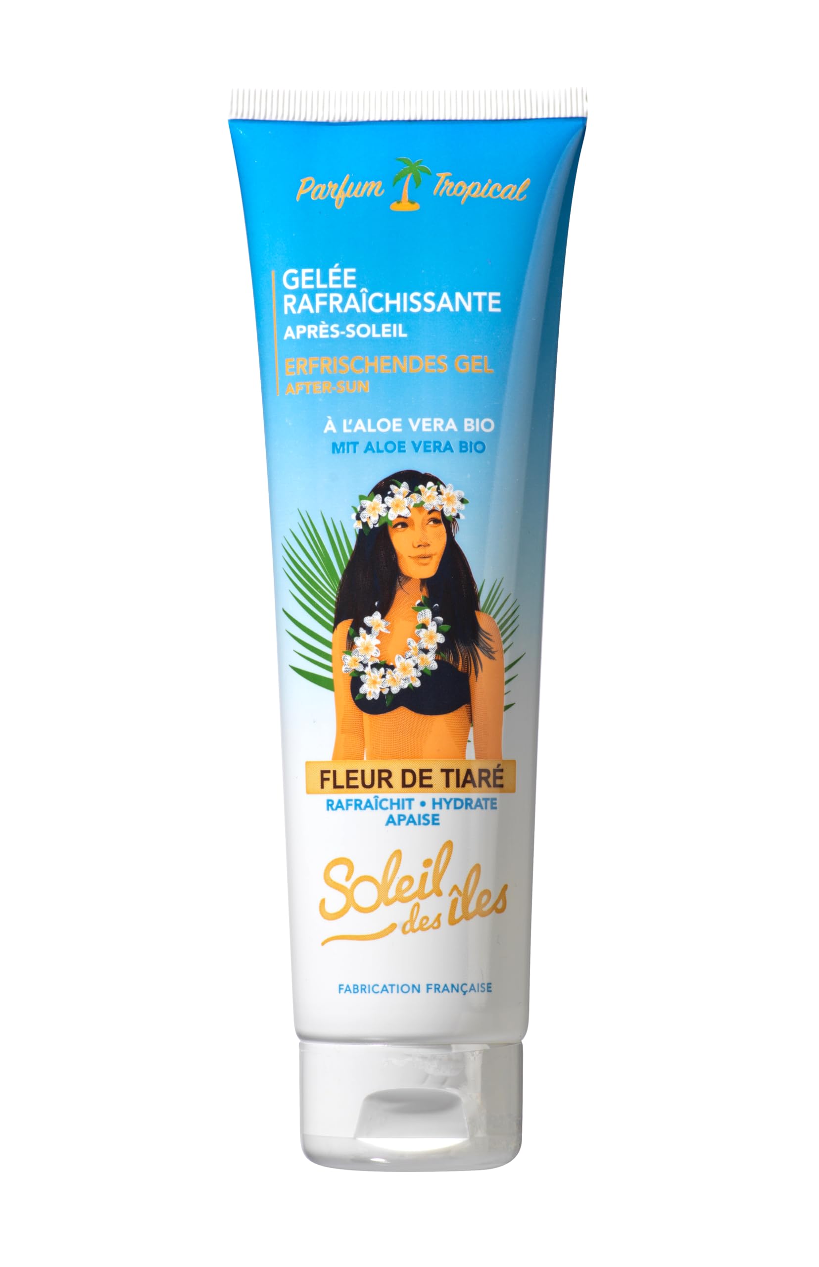 Soleil des Îles | Gelée rafraîchissante - Après Soleil - Parfum Tropical - Fabriqué en France