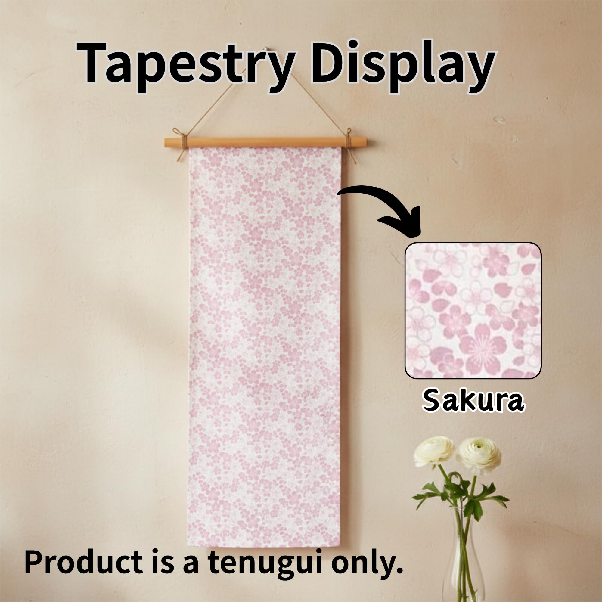 Amazon.com: Tenugui Traditional Towel Made in Japan Fray