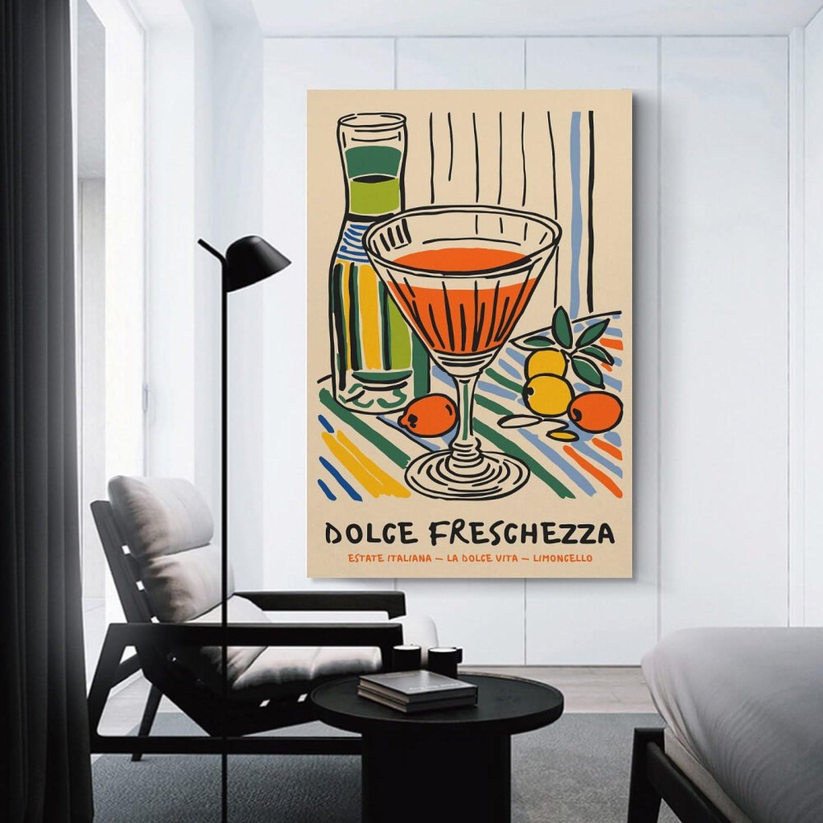 Junmoney Dolce Freschezza Still Life Decorative Wall Artwork, 24x36inch(60x90cm), for Corridors, Hallways Or Apartment Entries, Home Artwork for First Impressions