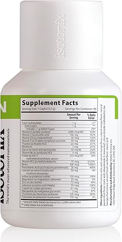 Miniatura 8 de Isotonix® Multivitamínico sin hierro – Suplemento diario completo para energía, apoyo inmunológico, piel y salud ósea – 90 porciones – Fórmula