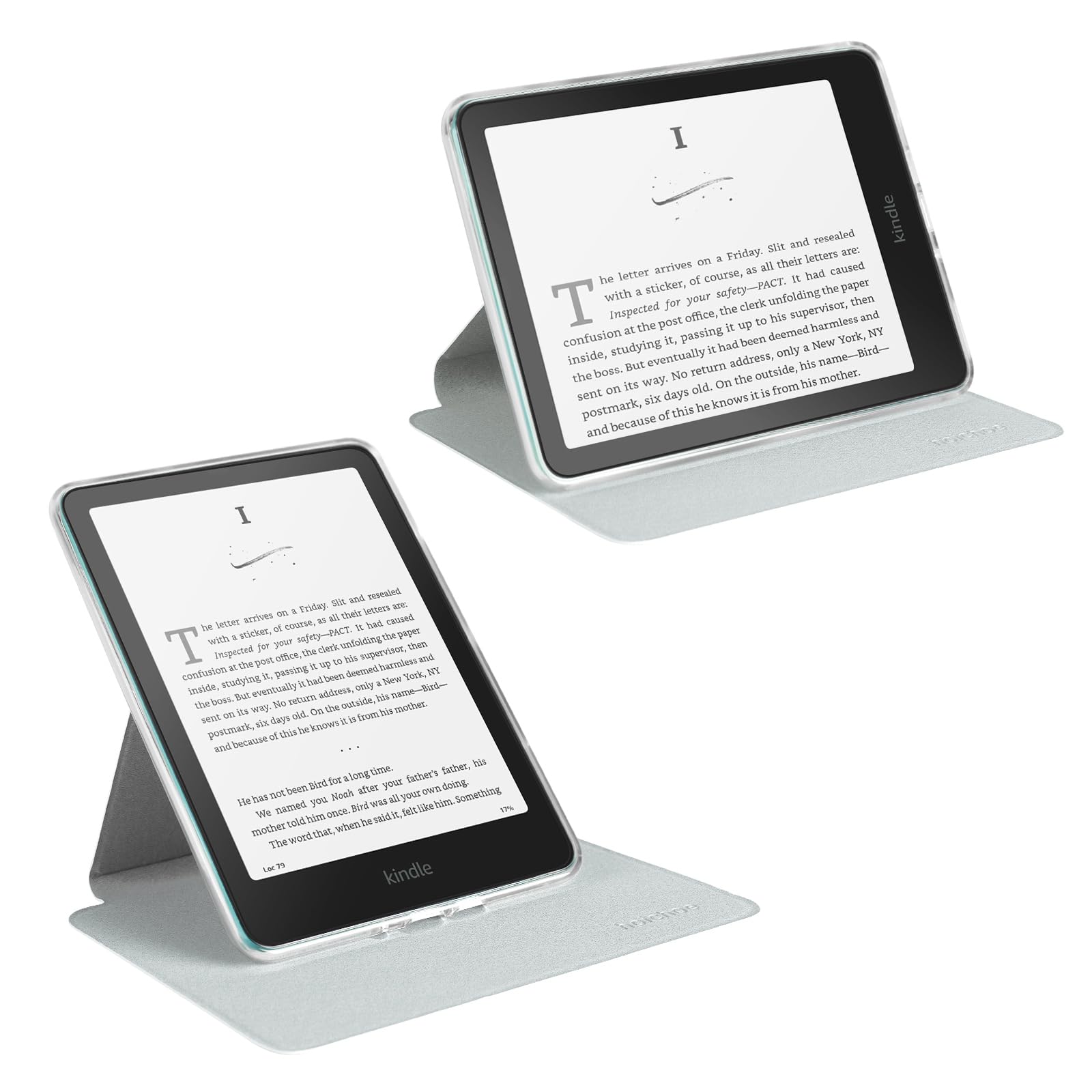 Custodia girevole a 360° per Kindle Paperwhite da 7 pollici di 12a generazione 2024 e Kindle Colorsoft SE, custodia con supporto magnetico staccabile in pelle PU, guscio posteriore rigido