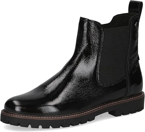 CAPRICE Damen 9-25412-45, Botas de Moda Mujer, Napa Negra, 37 EU