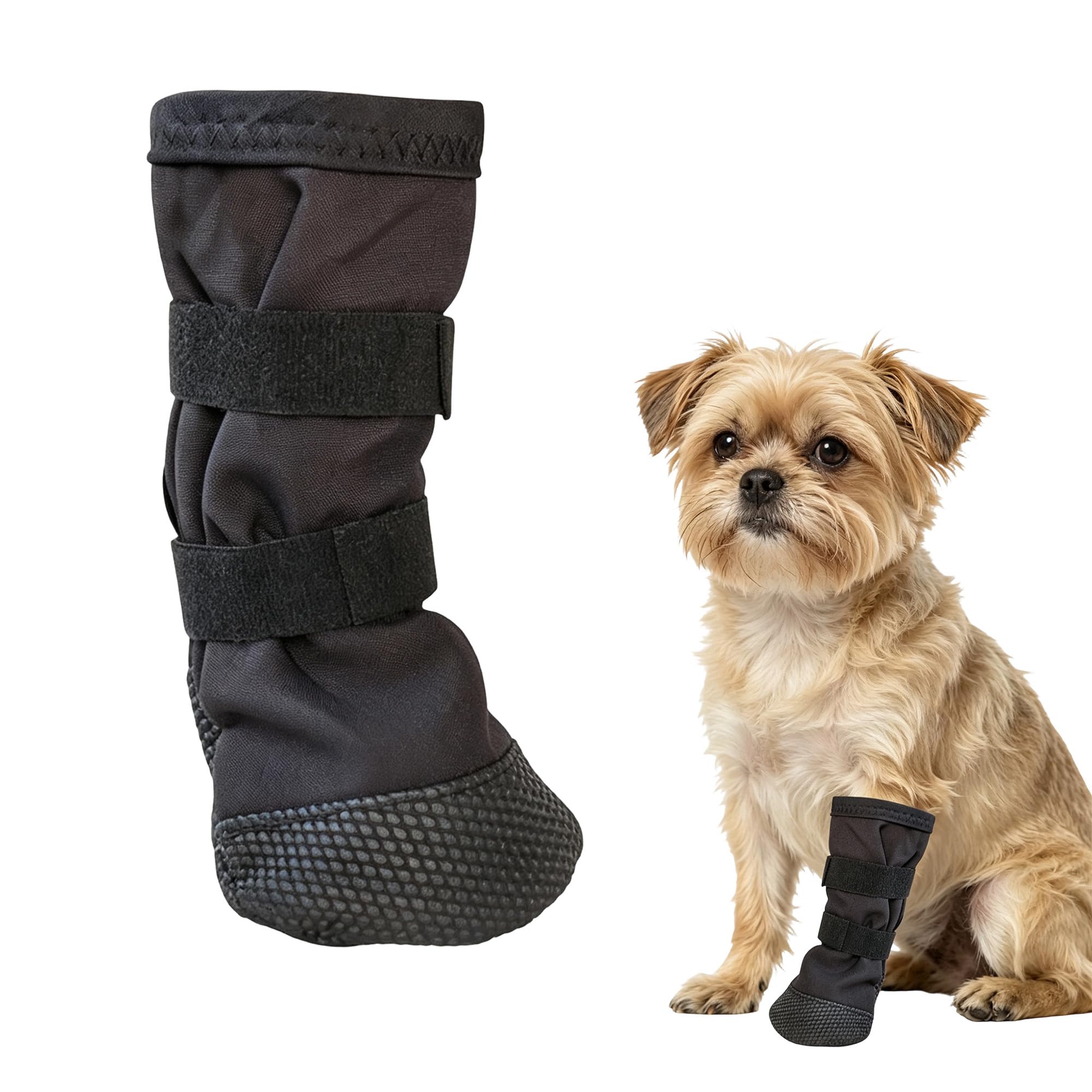 VLUNT Dog Boots for Injured Paws Dog Paw Protectors with Adjustable Straps