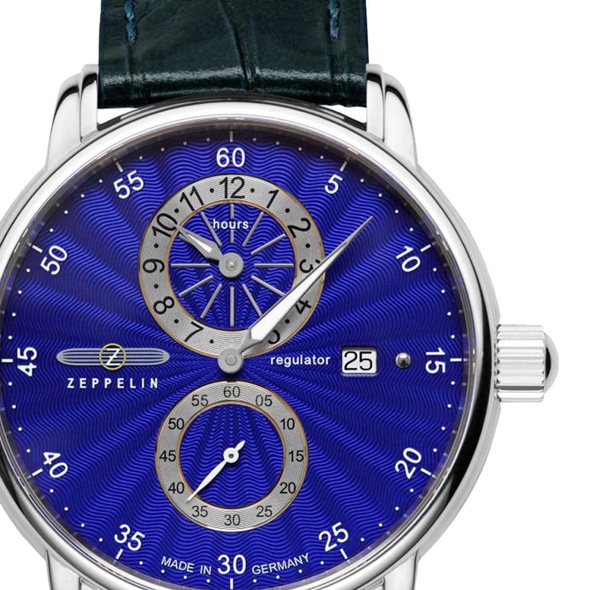 Zeppelin 8626-3 New Captain’s Line Automatik Regulator Herren Uhr Made in Germany