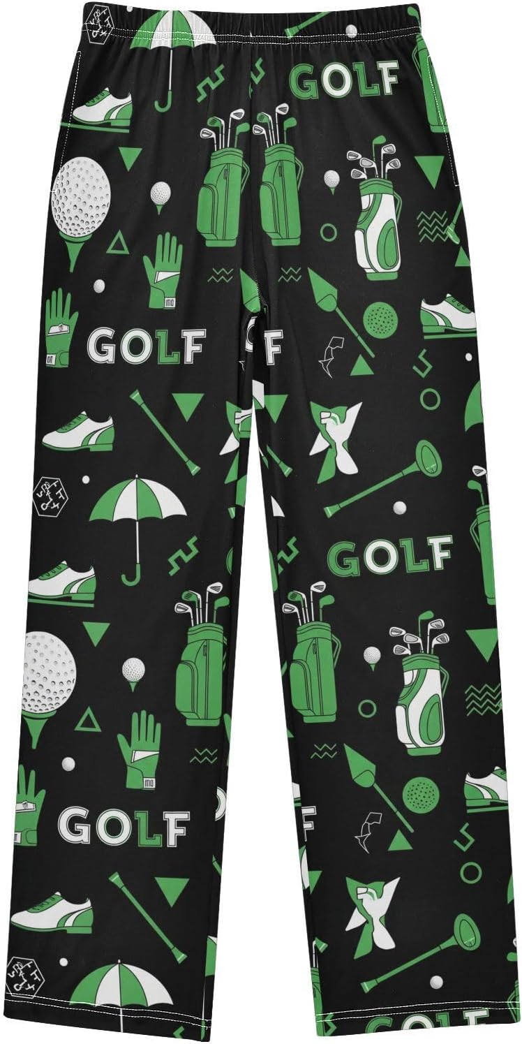 Super Soft Pajama Lounge Pants with Pockets Elastic Waist Sleepwear Long Pajama Bottoms for Christmas