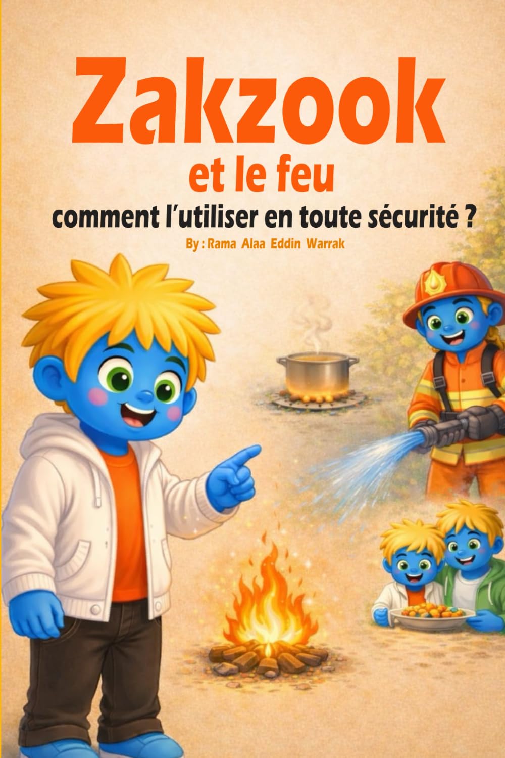 Zakzook et le feu: Comment utiliser le feu en toute sécurité ? Une histoire éducative illustrée pour enfants