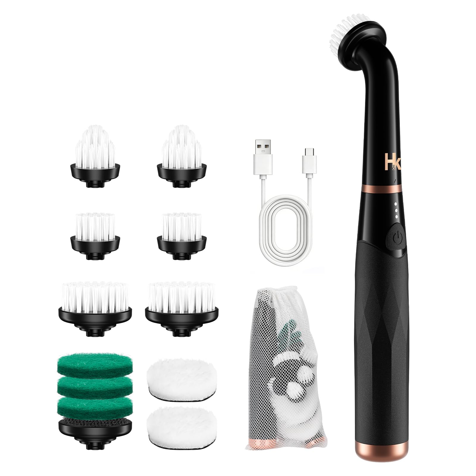 Brosse de nettoyage étanche HK pour enlever la crasse des joints de salle de bain sans effort