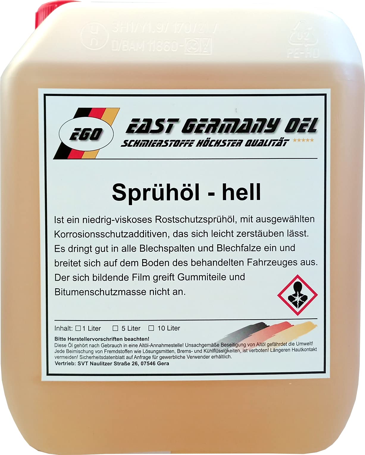 Sprühöl hell,Korrosionsschutzöl,Rostschutzöl,Korrosionsschutz,Kanister 5 Liter