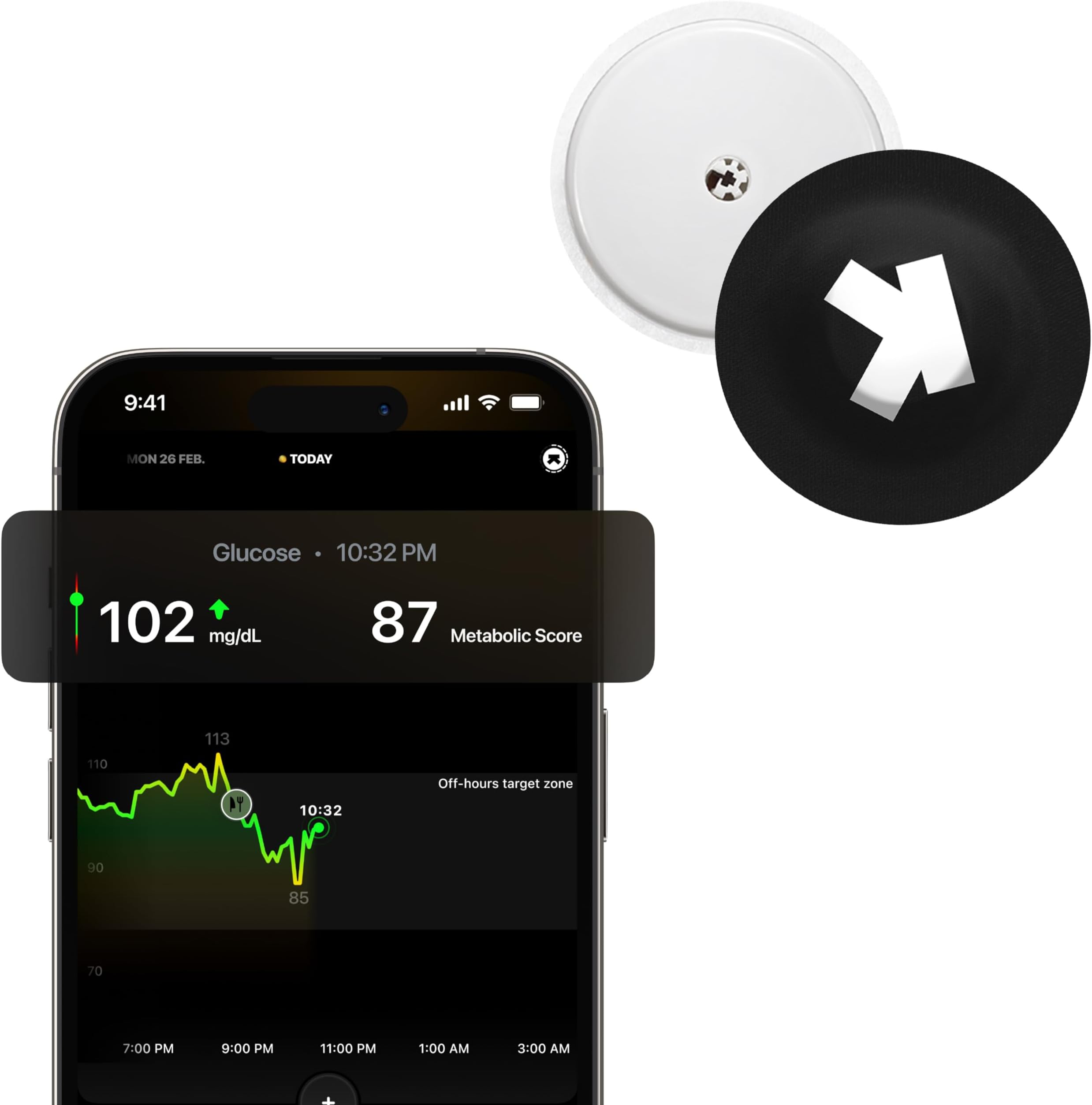 Ultrahuman M1 Live | Smart Glucose Tracking via App | Enhance your lifestyle, optimise your diet and fuel your workouts