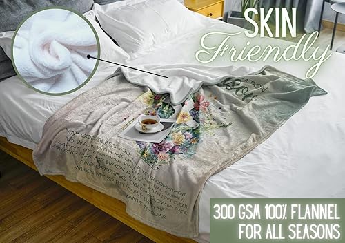 Miniatura 4 de Manta de regalo de patrocinador de confirmación para mujer, manta de franela de 50 x 65 pulgadas, regalos de cumpleaños para patrocinador de