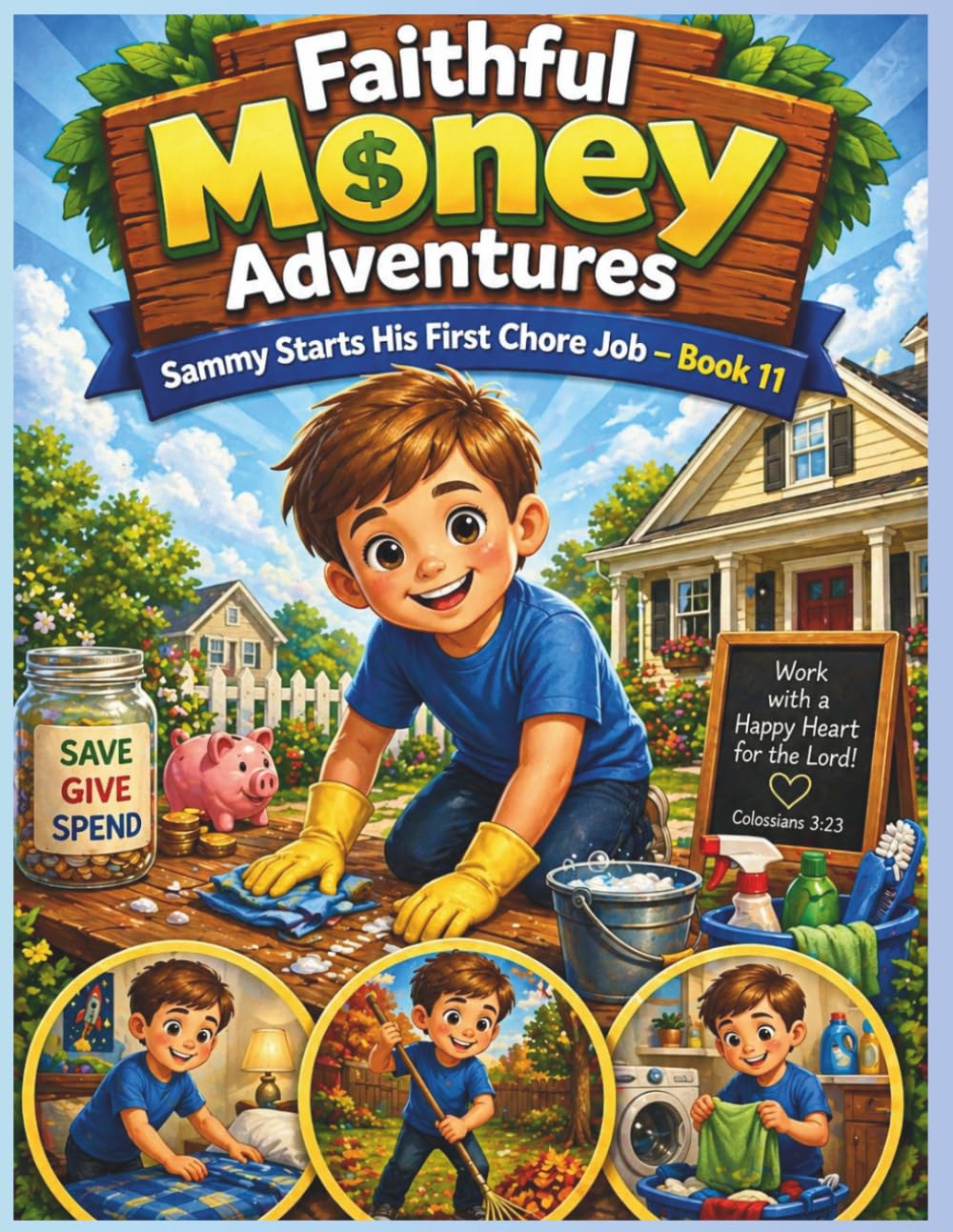 Faithful Money Adventures-Sammy Starts His First Chore Job-Book 11
