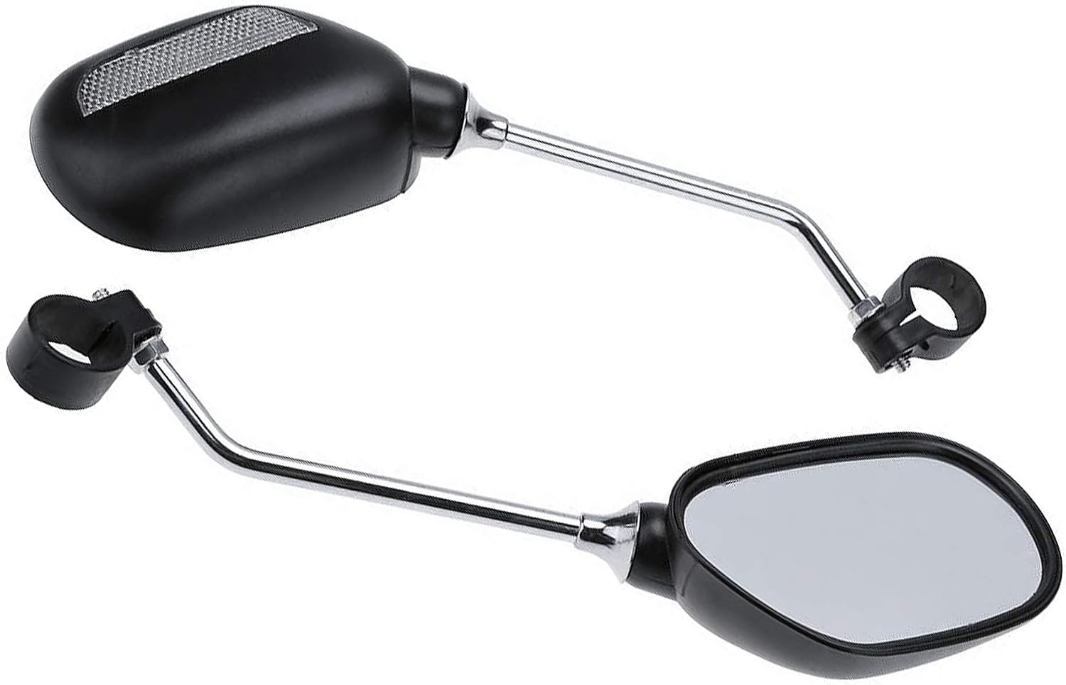 Jeemitery Bicycle Rearview Mirrors, Adjustable Rotatable Handlebars Glass Mirror, Safe 360 Rotation Rearview Mirror Mountain Bike Motorcycle