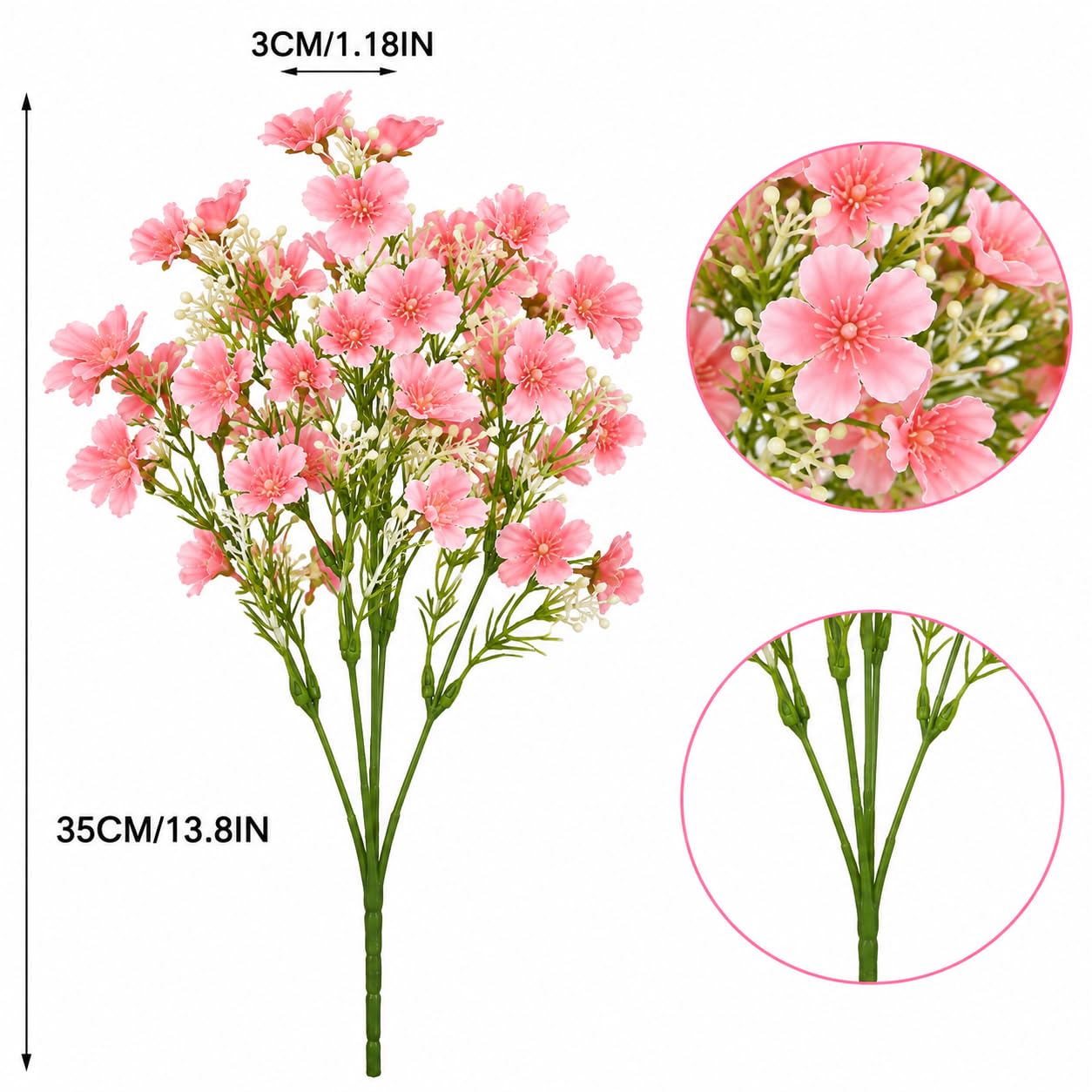 Milan Baby Breath Flowers - Realistic Artificial Flowers -2 Milan Baby Breath Flowers - Realistic Artificial Flowers -2