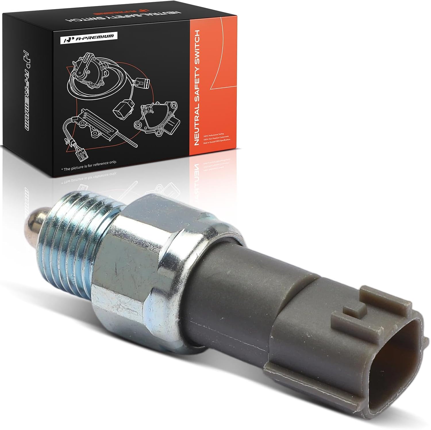 A-Premium Neutral Safety Switch Compatible with Nissan Frontier 2007-2018, Pathfinder 2005-2014, TITAN 2013-2014, Xterra 2007-2009/2011/2014-2015, 2 pins