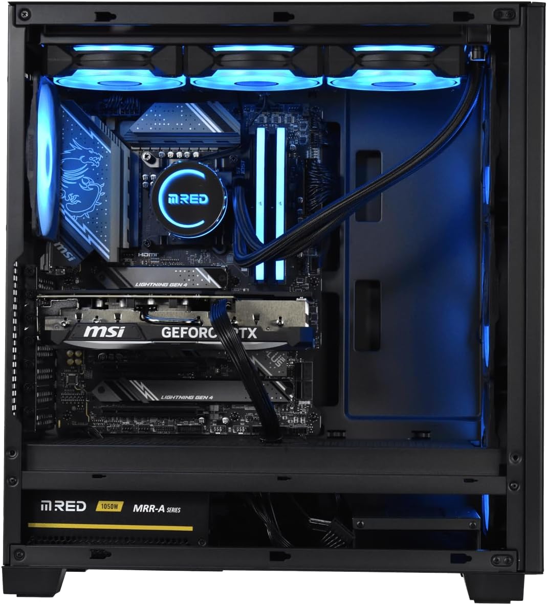 Pc Gamer M.Red RTX 4070Ti Super - i7 14700KF - 32GB DDR5-2TB NVMe - CBT014-04 - PC Desktop - Immagine 2
