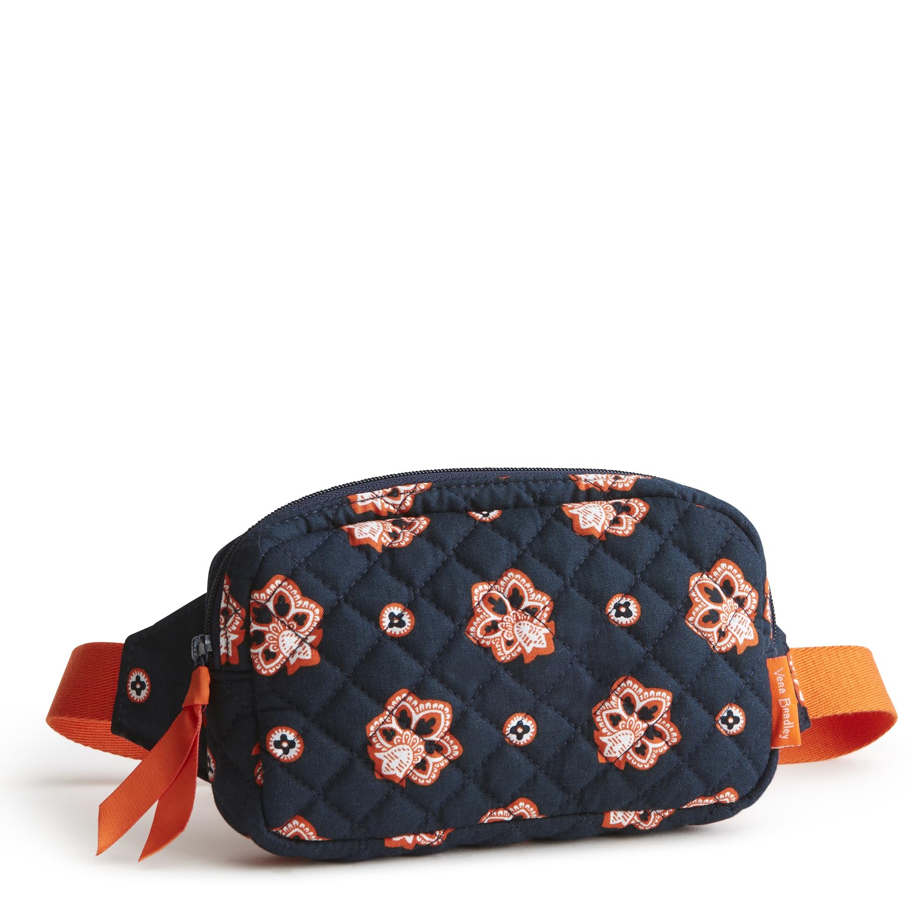Vera Bradley Premium Cotton Large Travel Duffel Bag, Royal Blue/Red Bandana
