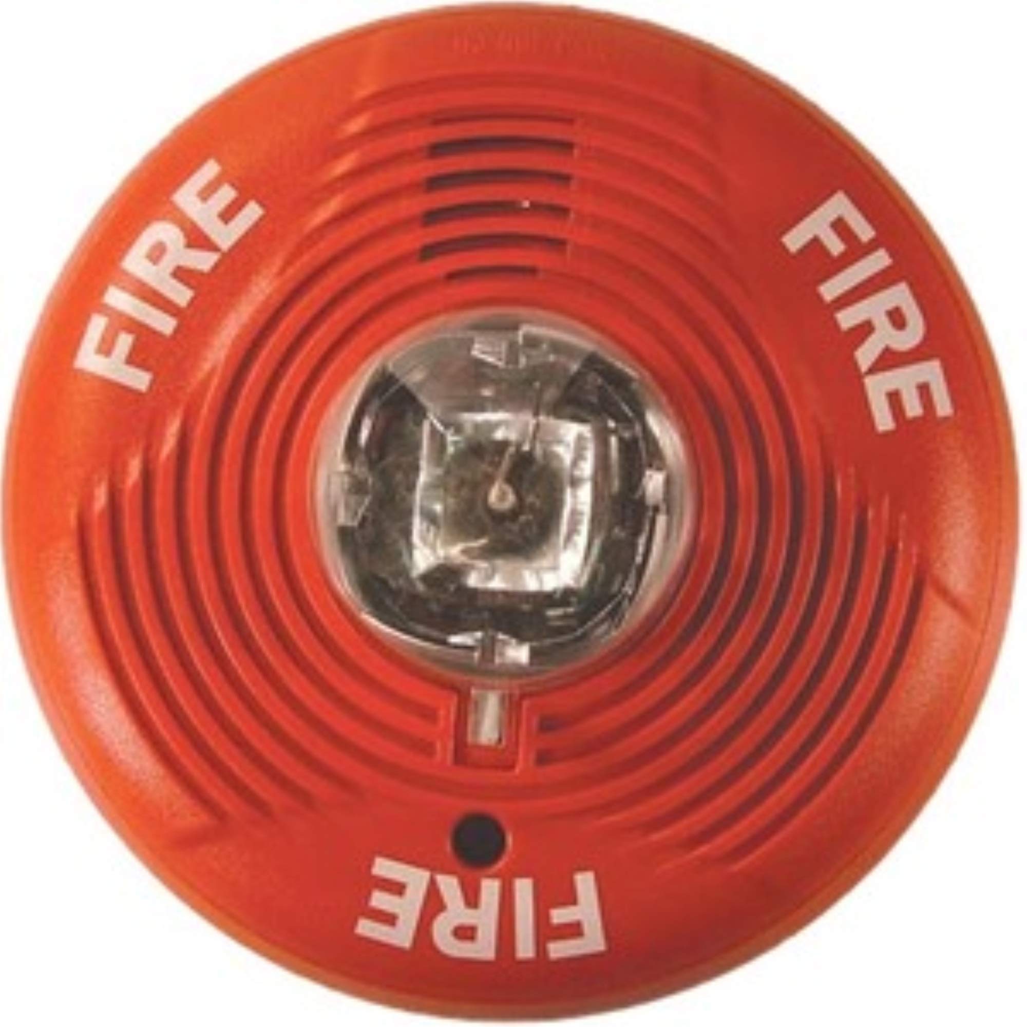 SS-PC2RH Ceiling Horn/Strobe 2-Wire 115-185cd Red