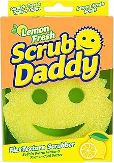 Sponge - Lemon Fresh Scent - Scratch-Free Multipurpose Dish Sponge - BPA Free & Made with Polymer Foam - Stain & Odor Resistant Kitchen Sponge (1 Count)