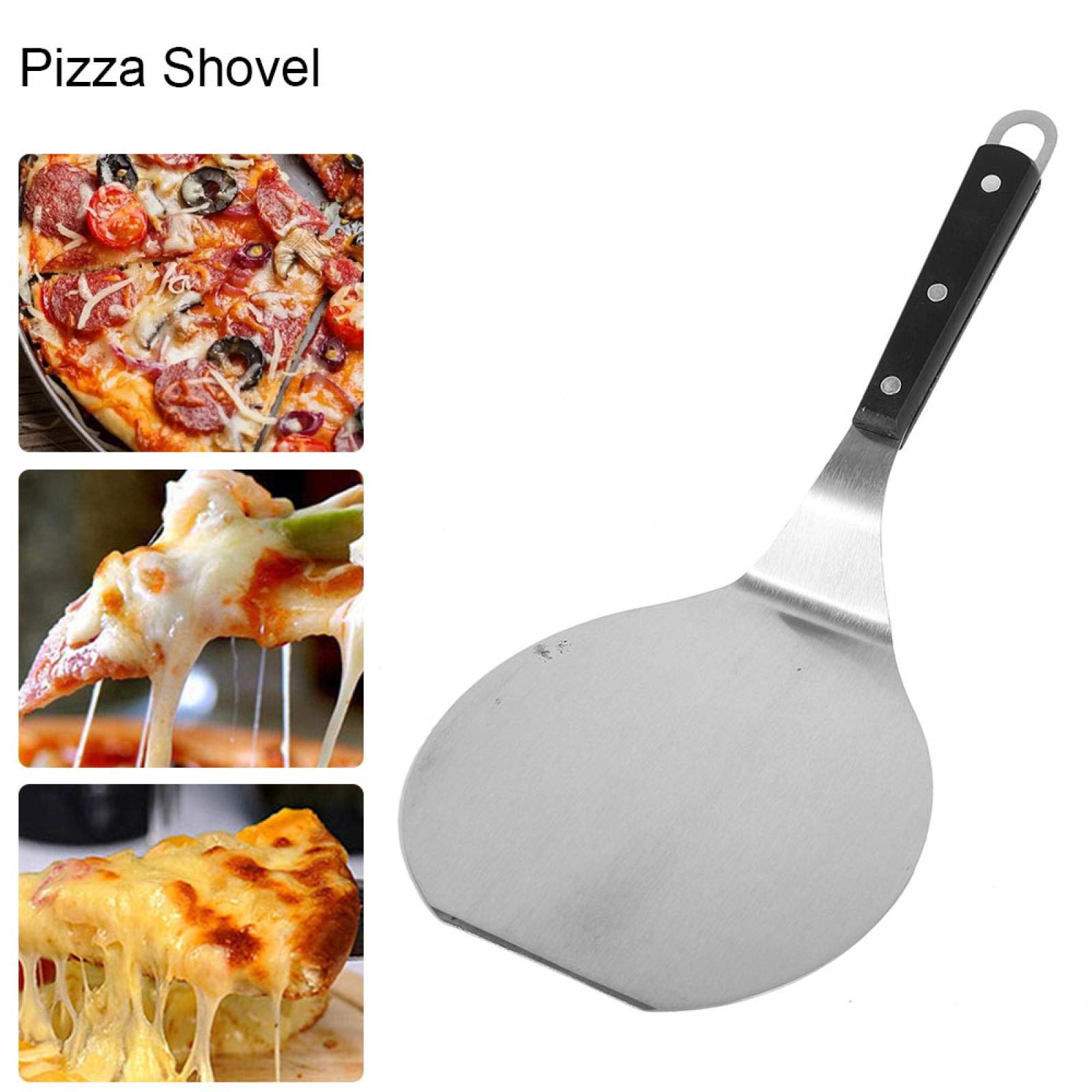 Łopata do pizzy ze stali nierdzewnej Łopata do pizzy Nóż do kuchni Akcesoria do ciasta Łopatka do ciasta Narzędzia do pieczenia domowego Nóż do pizzy z powłoką nieprzywie