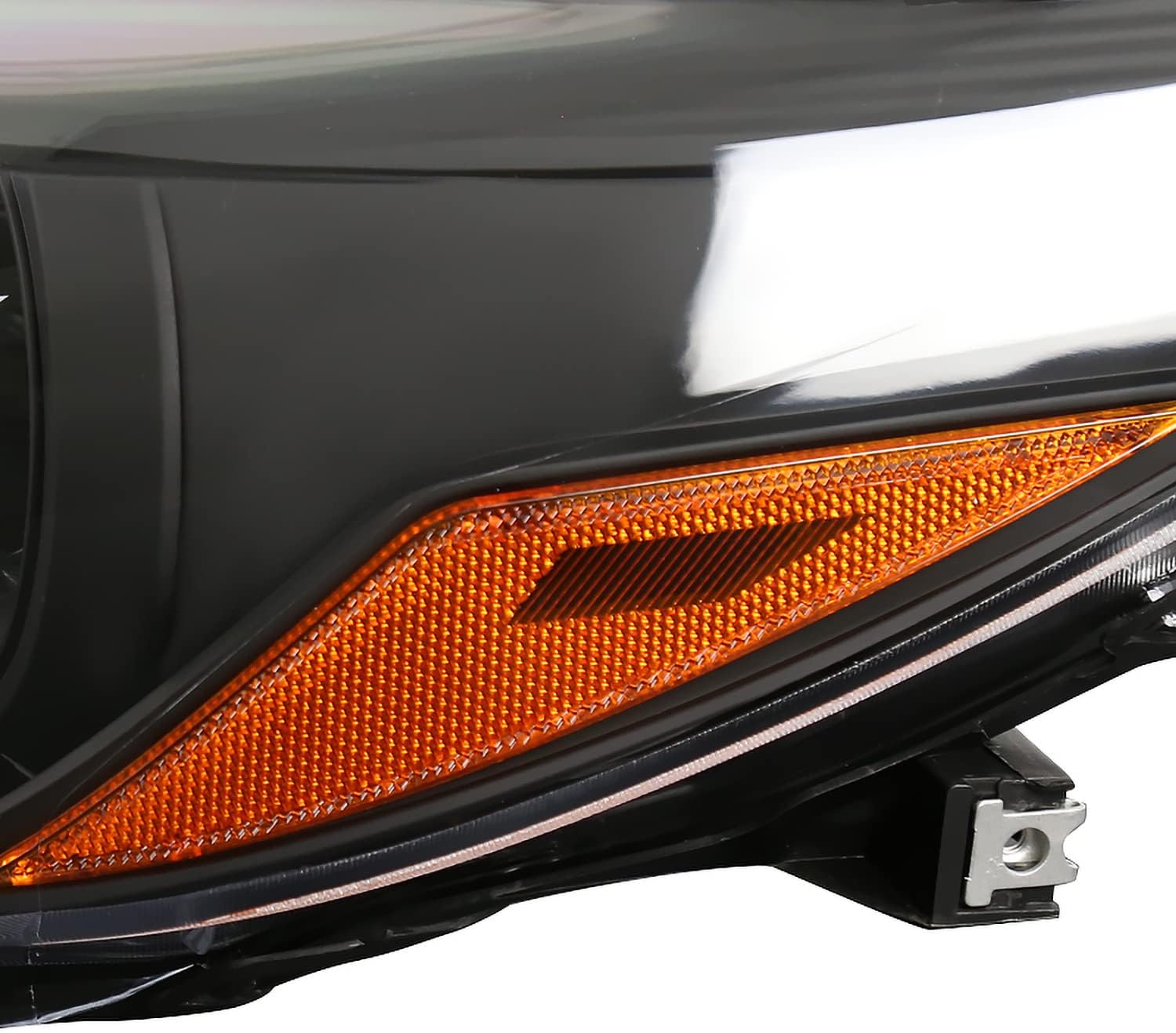 SPEC-D TUNING Black Projector Headlights Compatible with 2015-2017 Toyota Camry, Left + Right Pair Headlamps Assembly