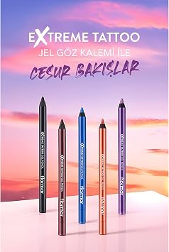 Flormar Mat Kalıcı Göz Kalemi (YEŞİL) - Extreme Tattoo Gel Pencil - 003 Deep Green - 8682536028851