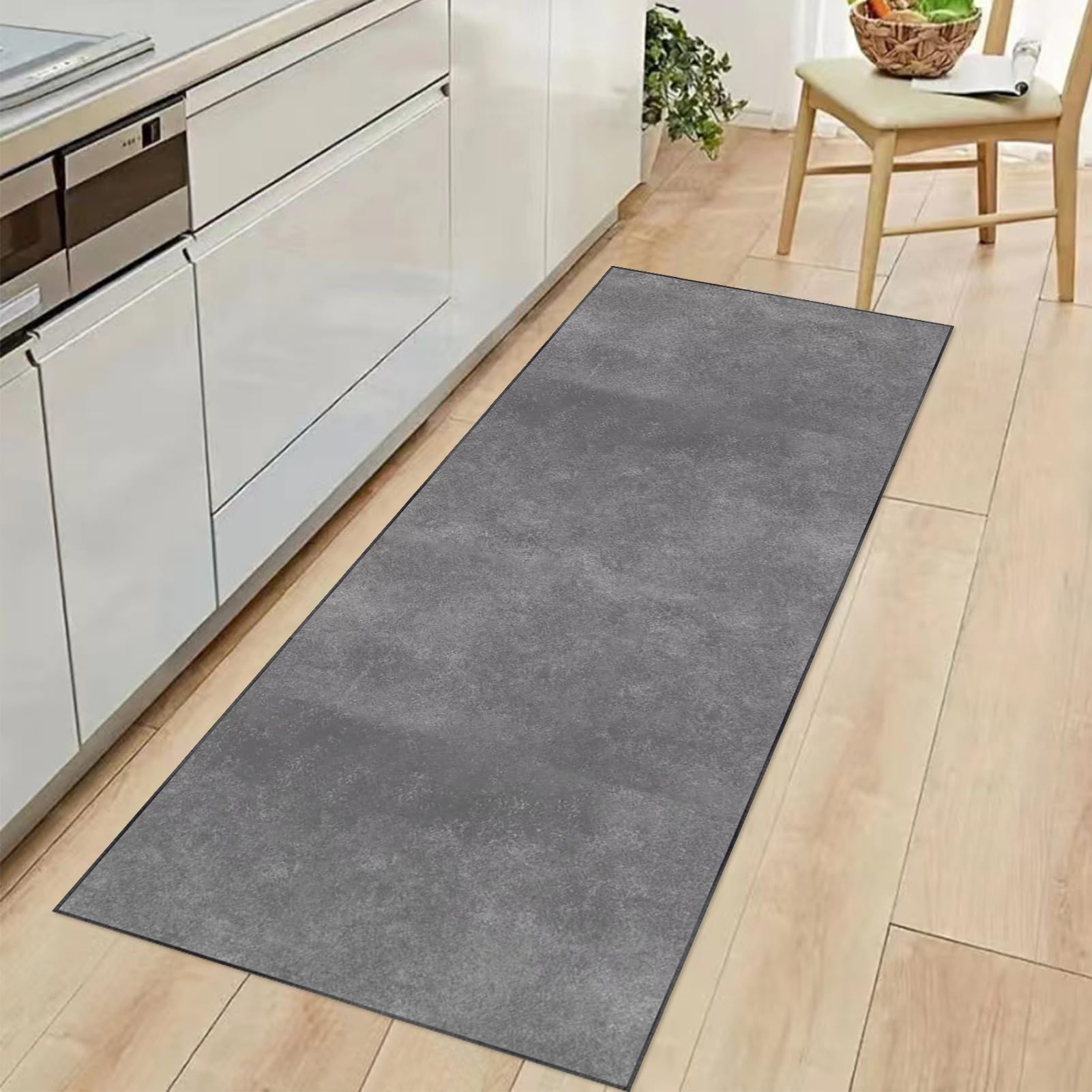 Läufer Teppich Rutschfest – 70x140 Cm, Polyester, Waschbar, Für Küche & Flur