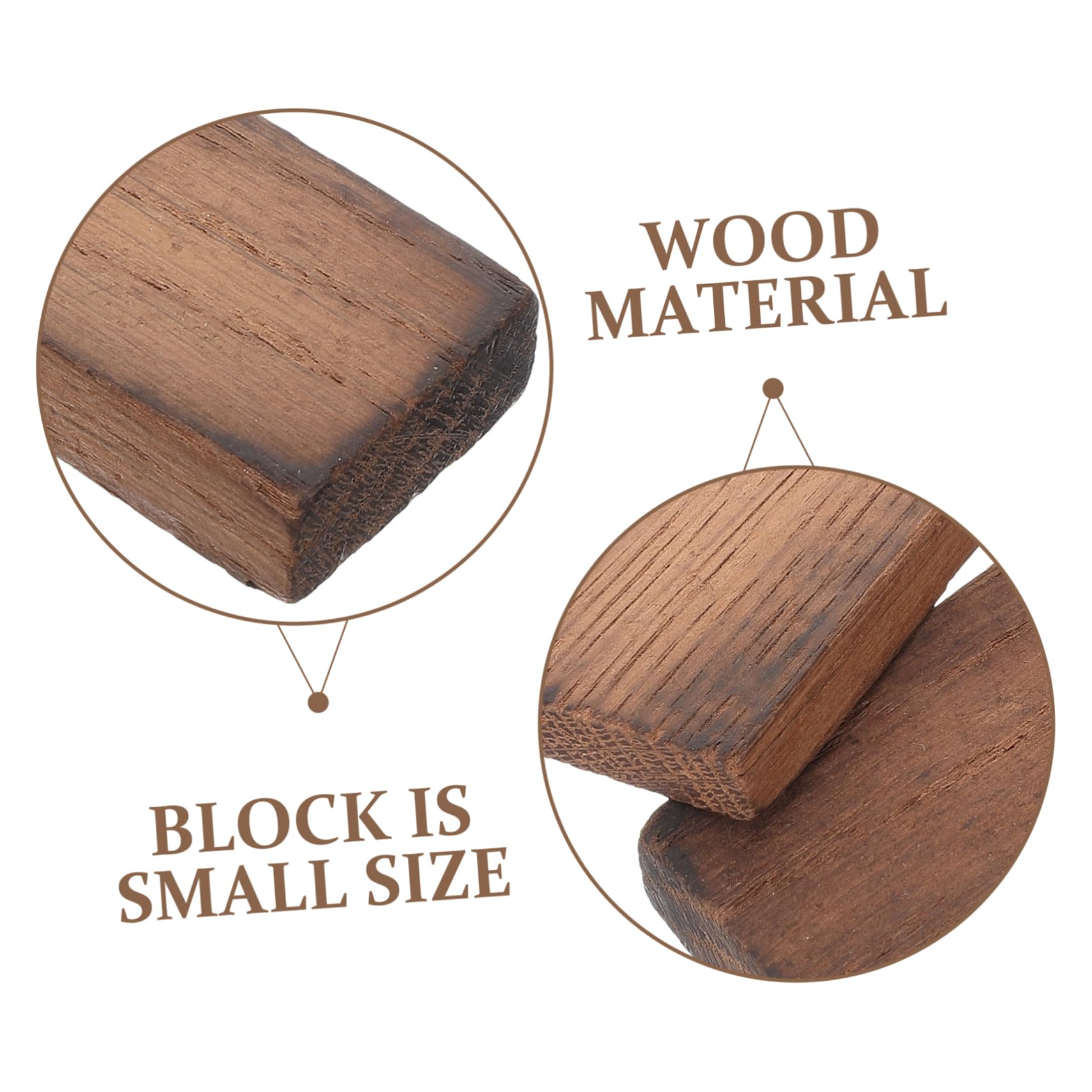 1set Blocchi di Legno per Invecchiamento Vino Rosso Potenziato per Vinificazione Casalinga di Quercia Francese Design Rustico e Naturale
