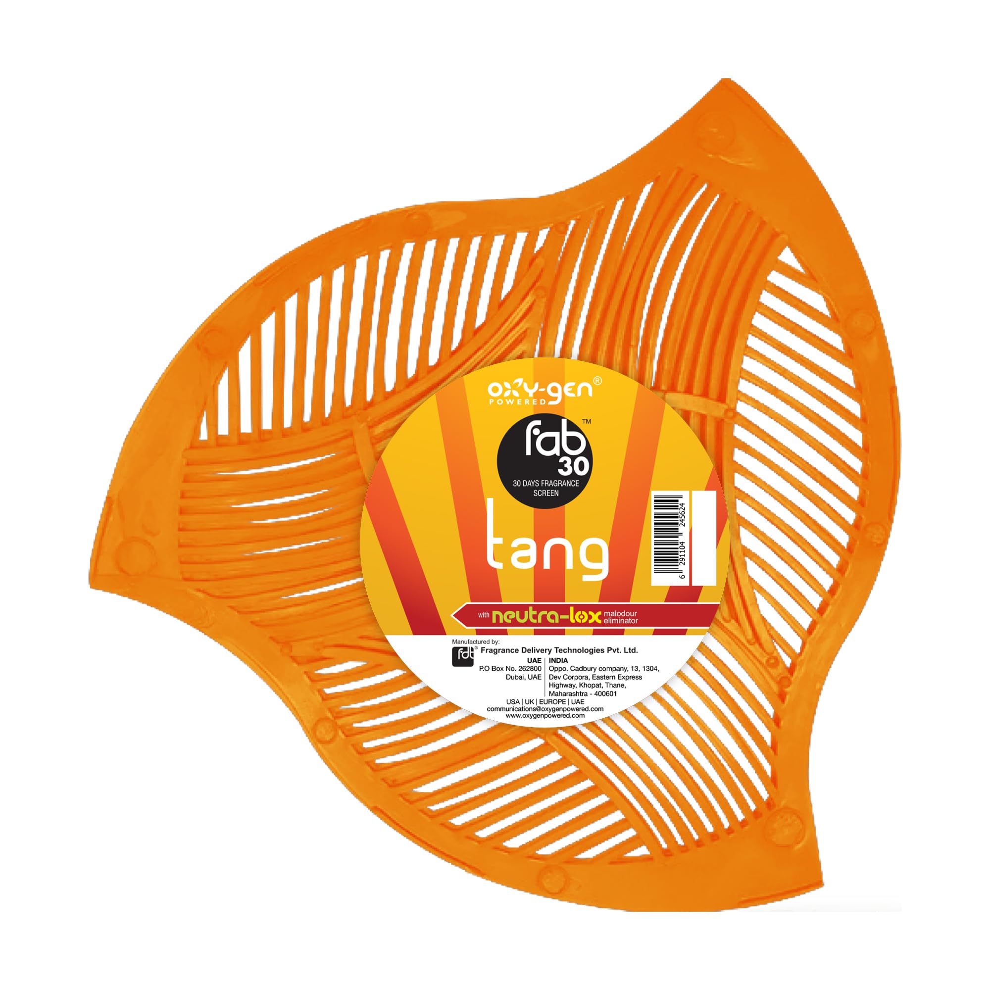 Urinal Screen for Washrooms – 30 Days Fragrance | Anti-Splash Urinal Mat with Neutra-Lox Odor Eliminator | Flexible Fit for All Urinals | Tang – Orange & Warm Spice Fragrance | PACK OF 5-image-35