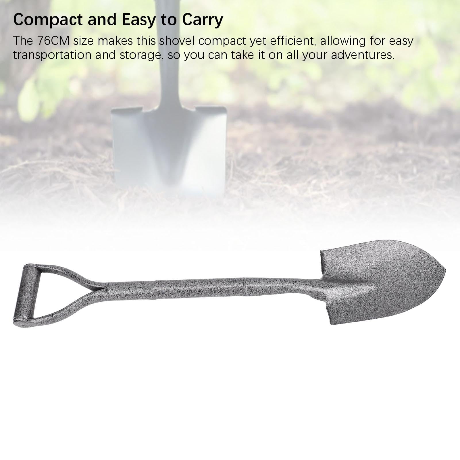 ŁOPATA DO KOPANIA W CAŁOŚCI Z METALU ZE STALI MANGANOWEJ D UCHWYT KOŃCÓWKA GŁOWICA 76CM CAMPING SADOWANIE