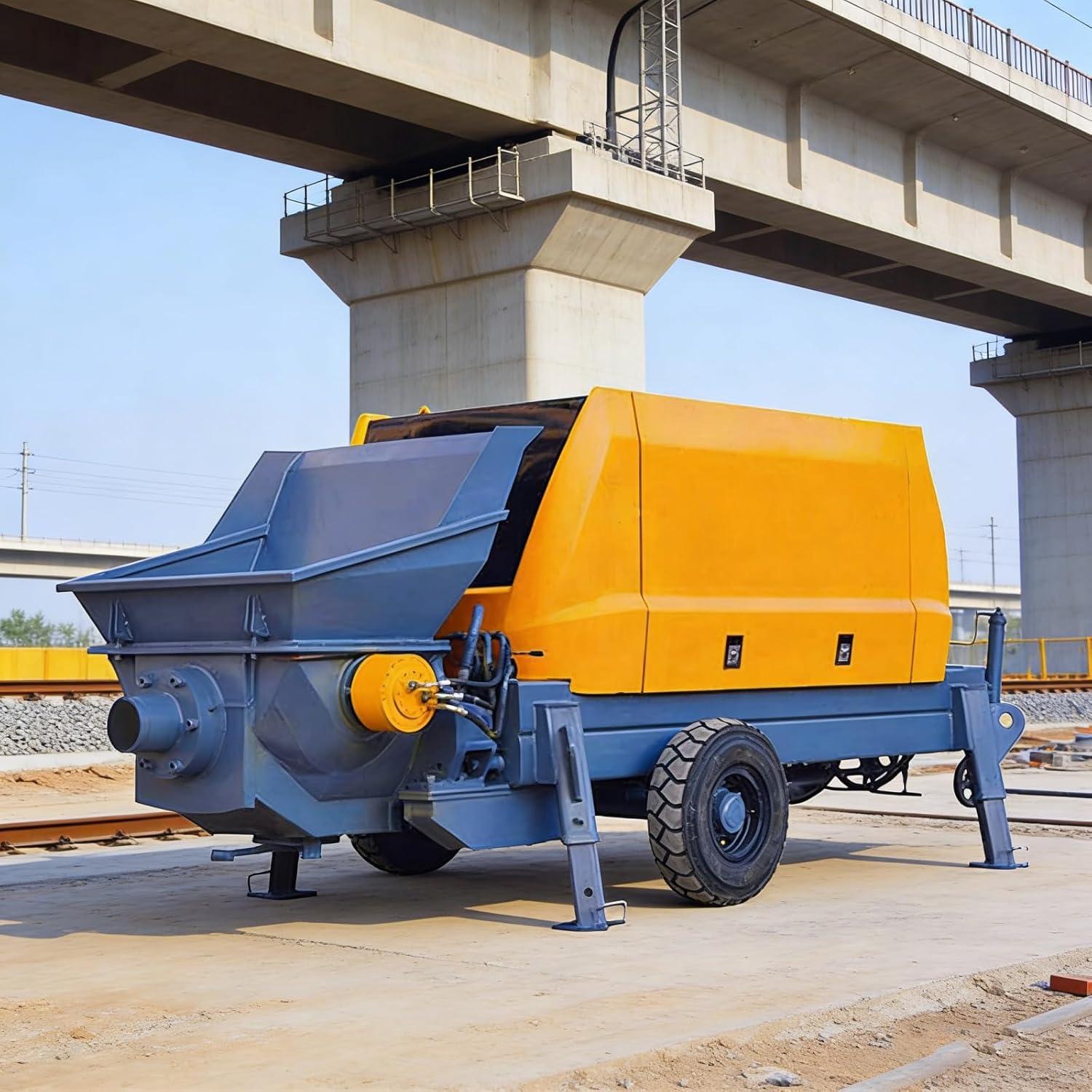 Mobile Concrete Pump Truck for Efficient Construction | Hydraulic System Pump Truck for Quick Concrete Delivery
