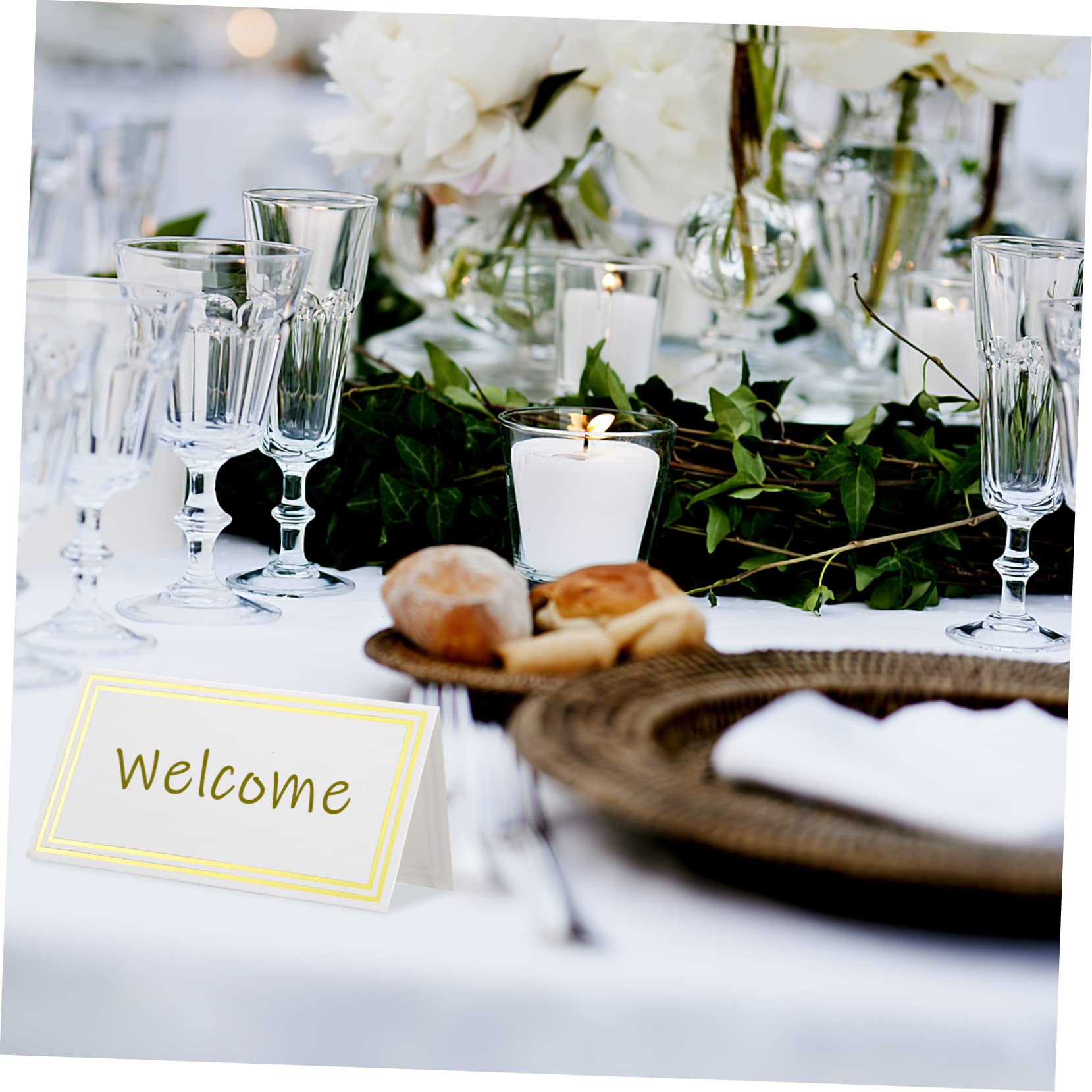 180stücke Tischkarten Mit Bronzing-design Elegante Namenskarten Für Hochzeiten Bankette Und Dinner Hochwertige Platzkarten Für Stilvolle Tischdekoration