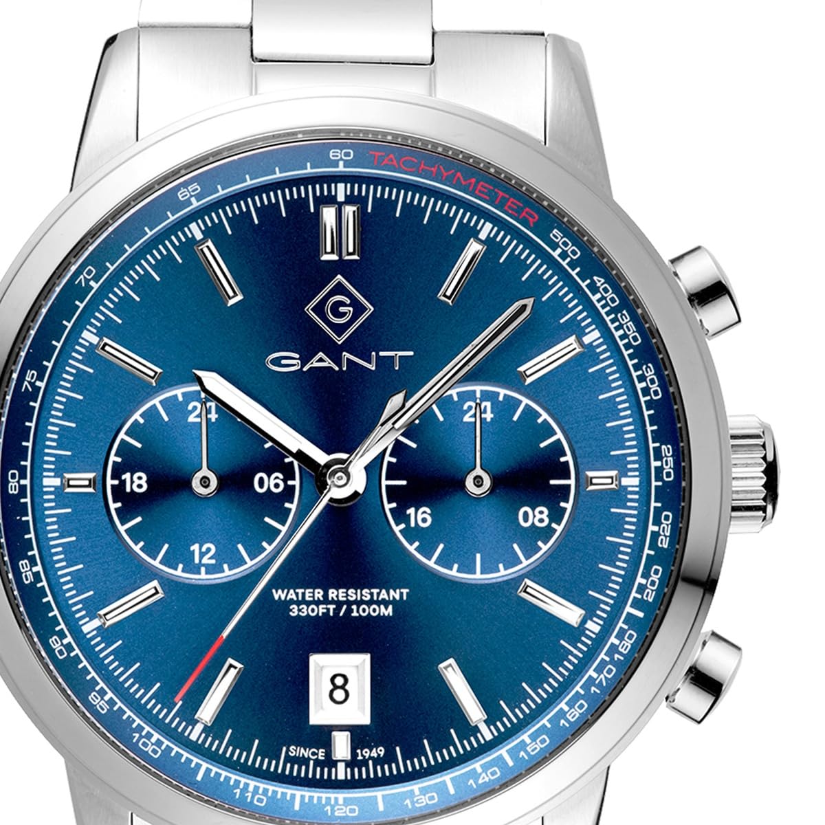 GANT Bergamo Herrenuhr 42 mm Edelstahl Seiko Quarzwerk