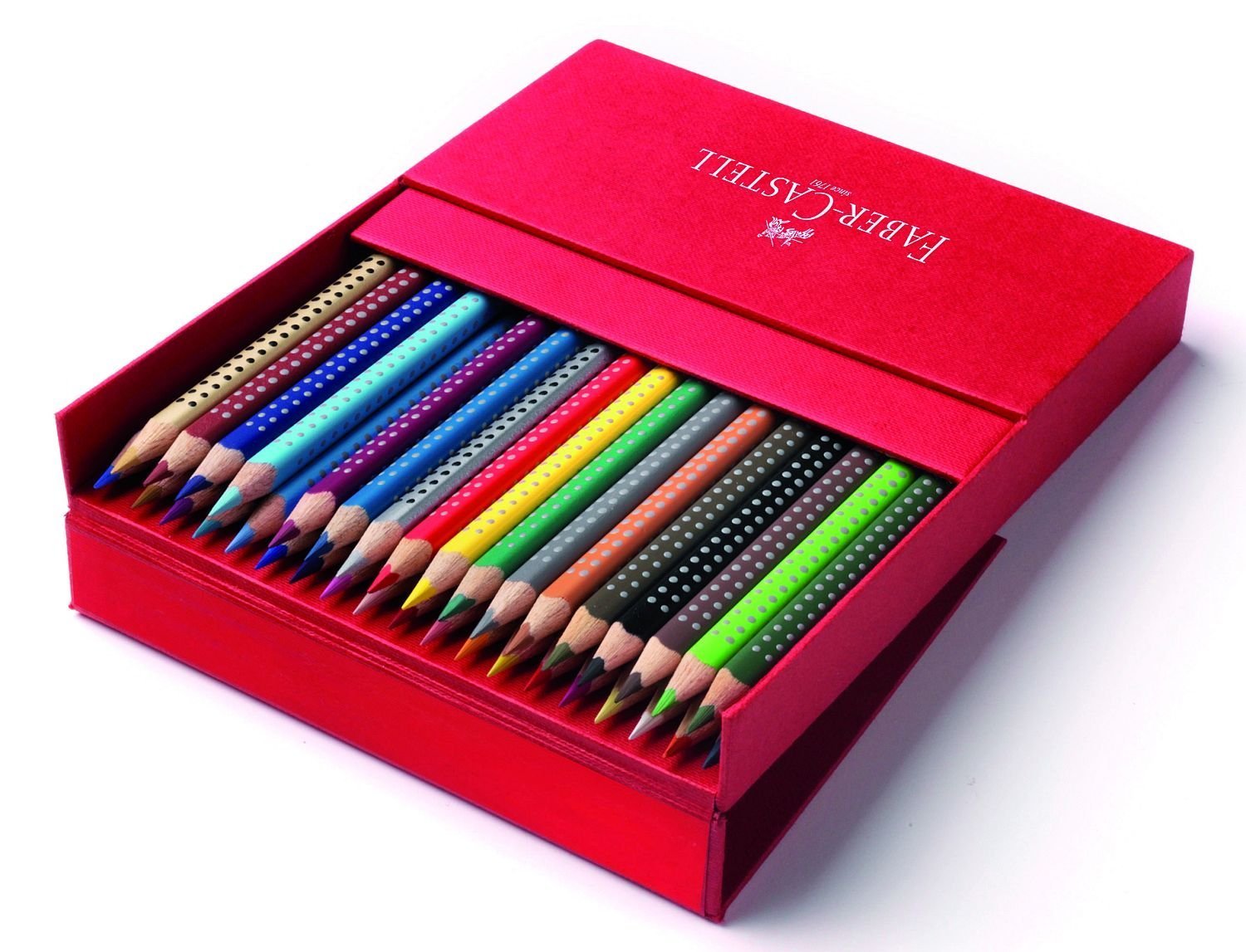 Faber-Castell Grip 2001 matite solubile in acqua di colore in Studio Box (confezione da 36)