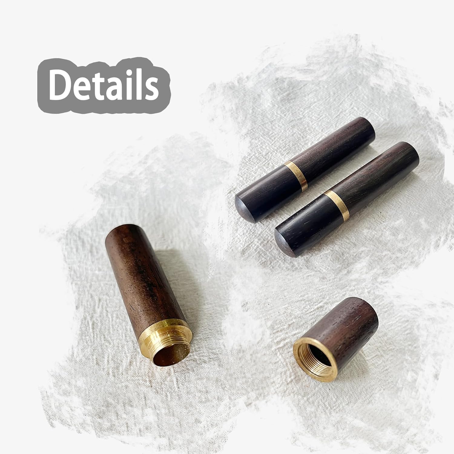 Mini Wood Urns for Human or Pet Ashes Set of 4 - Handcrafted Wood Keepsake Urn, Small Memorial Urn for Ashes with Elegant Simplicity(Black) - Image 4