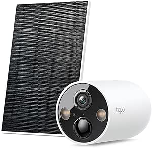 Tapo C425 KIT 2.5K 4MP Wireless WiFi Surveillance Camera with Solar Panel 10000mAh Battery, 300J Battery Life, AI Detection, Colour Night Vision, IP66 Waterproof, No Hub Required asin的图片