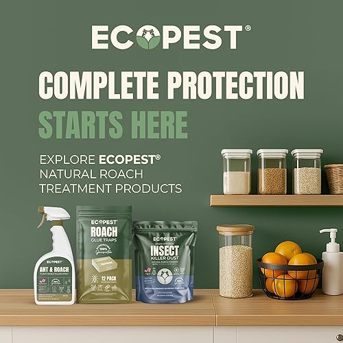 Miniatura 12 de Trampa para cucarachas  Paquete de 12  Trampas adhesivas de pegamento para interiores para cucarachas y otros insectos e insectos rastreros  Motel