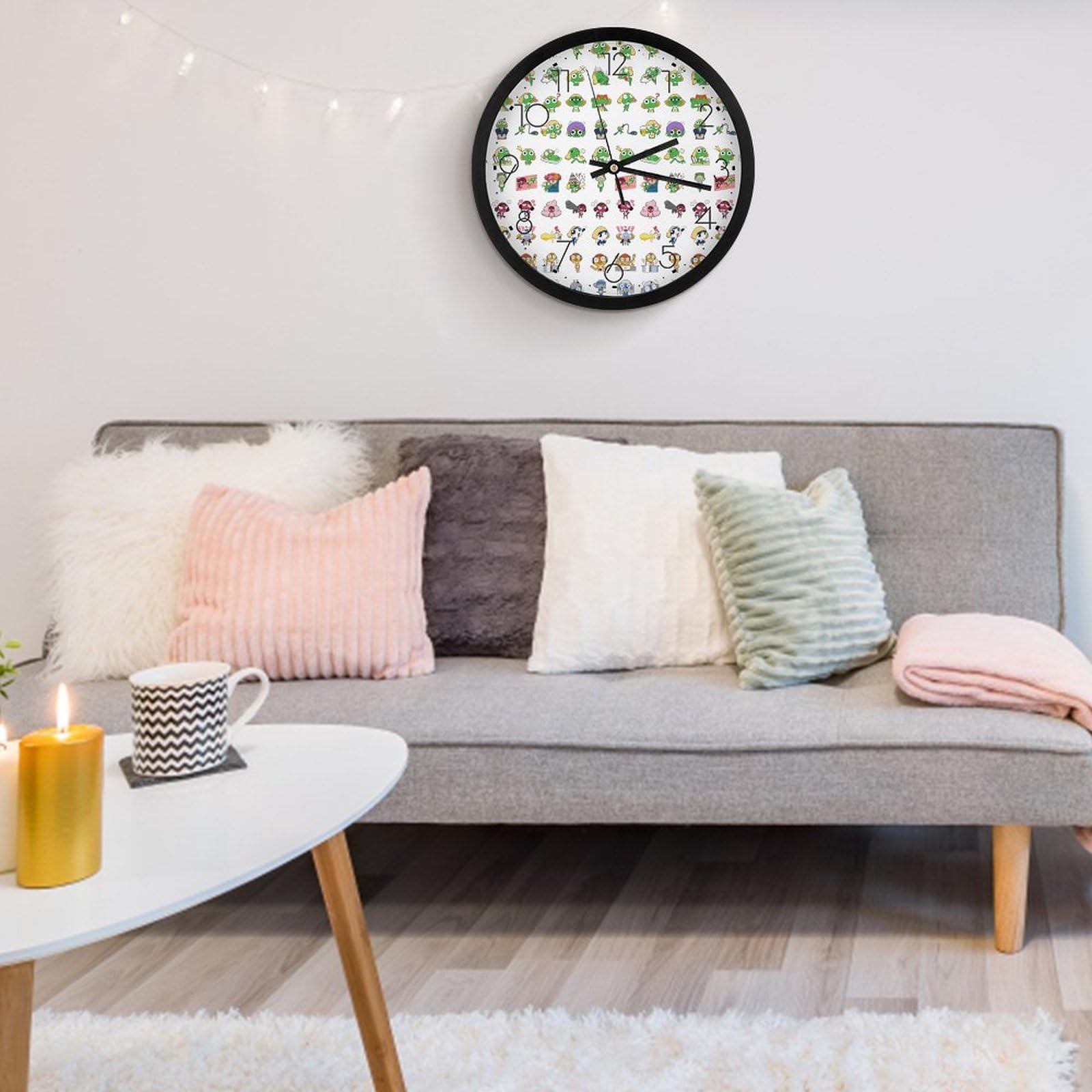 ケロロ　壁掛け時計 Amazon.co.jp: ケロロ軍曹 アニメ 壁掛け時計 かけ時計 置き時計