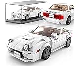 Mould King Speed Champion Auto Serie mit Acrylvitrine, Technische Bausteine 27015 Rennwagen Sportwagen Bauspielzeug, sammelbares Modellauto，Klemmbausteine Rennauto Bausätze für Kinder (369 Teile).