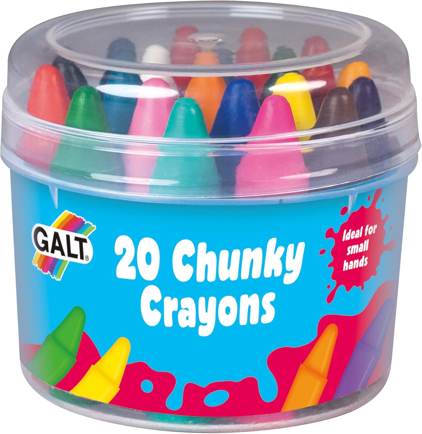 Galt Toys, Chunky Crayons 20 Pieces, Easy to Hold Crayons for Kids