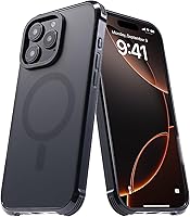 Vista 98 de Funda Magnética para iPhone Air Compatible con MagSafe Resistente a Caídas de 16 Pies Cubierta Trasera con Sensación de Piel Mate a Prueba de Golpes